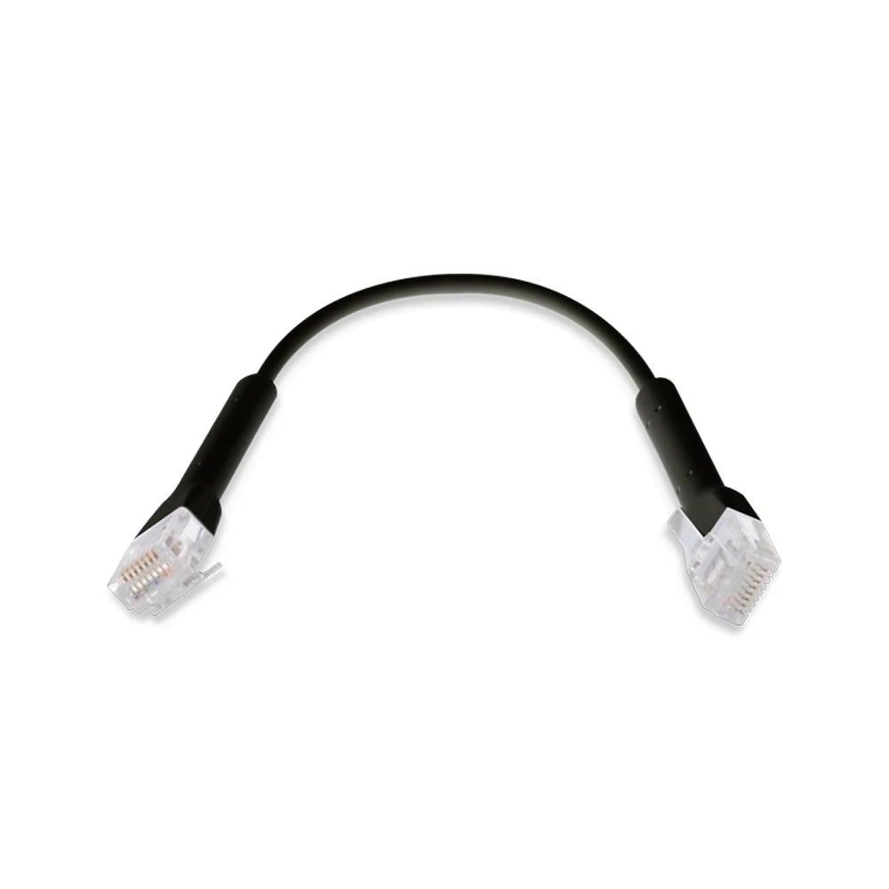 Ubiquiti U-Cable-Patch-RJ45-BK Copper Cable, UniFi Cable, RJ45, 0.1m, Juodas