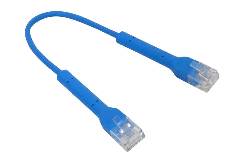 Ubiquiti UBNT UniFi Ethernet jungiamasis kabelis [0,3 m, Cat6, UTP, pintas, juodas]