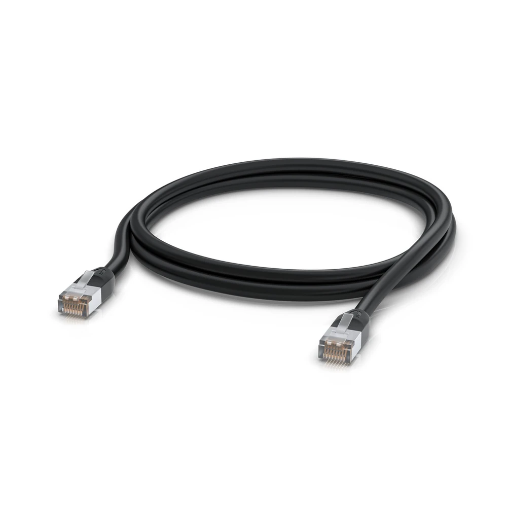 Ubiquiti Patchcord LAN Zewnętrzny Cat5e STP 2m Juodas (UACC-CABLE-PATCH-OUTDOOR-2M-BK)