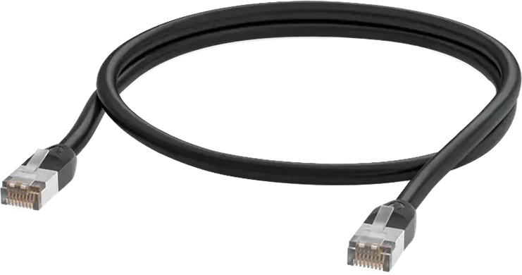Ubiquiti UACC-Cable-Patch-Outdoor-3M-BK UISP Komutacinis kabelis Outdoor, Shielded RJ45 plug, Internal foil shielding and drain wire for increased ESD damage protection