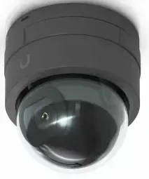 UBIQUITI G5 DOME ULTRA Juodas, YPAČ KOMPAKTIŠKA IR ATSPARI 2K HD POE KAMERA SU NAKTINIU VYKMU, SUKURTA ŽEMO PROFILIU SAUGUMUI VIDAUS