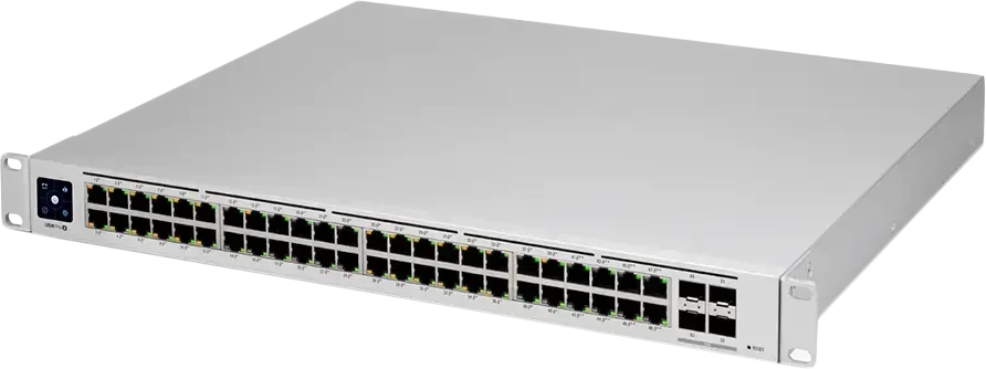 Šakotuvas UBIQUITI 48 prievadų Gigabit UniFi L3 jungiklis + 4x 10GbE SFP+ jungtys
