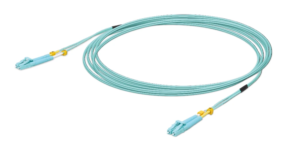 UBIQUITI OM3 50/125 μm dvipusis LC kabelis SR LC-UPC/LC-UPC 0,5 m