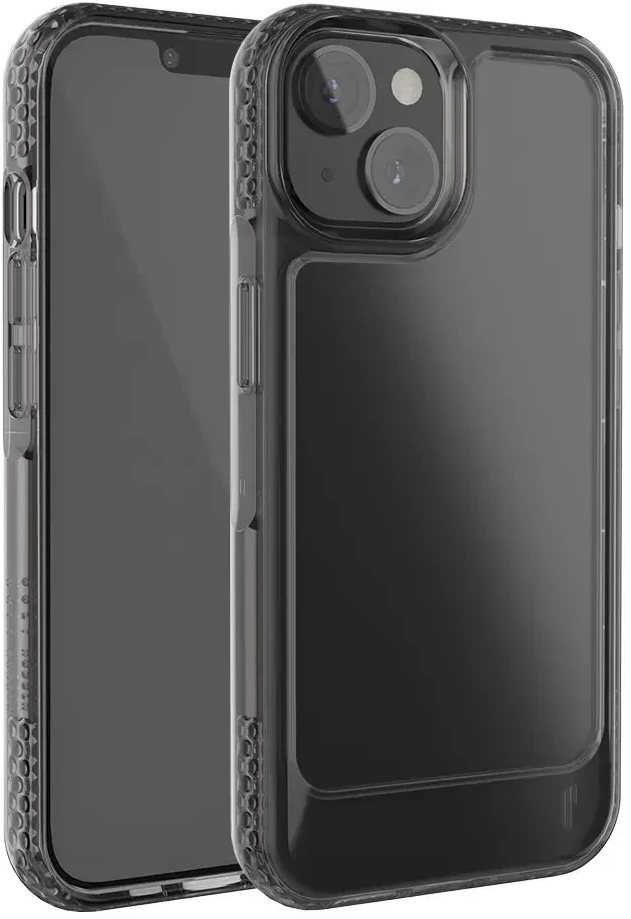 Ugly Rubber UMODEL Apple iPhone 15 Plus 6,7" dėklas telefonui skaidrus dėklas telefonui juodos spalvos