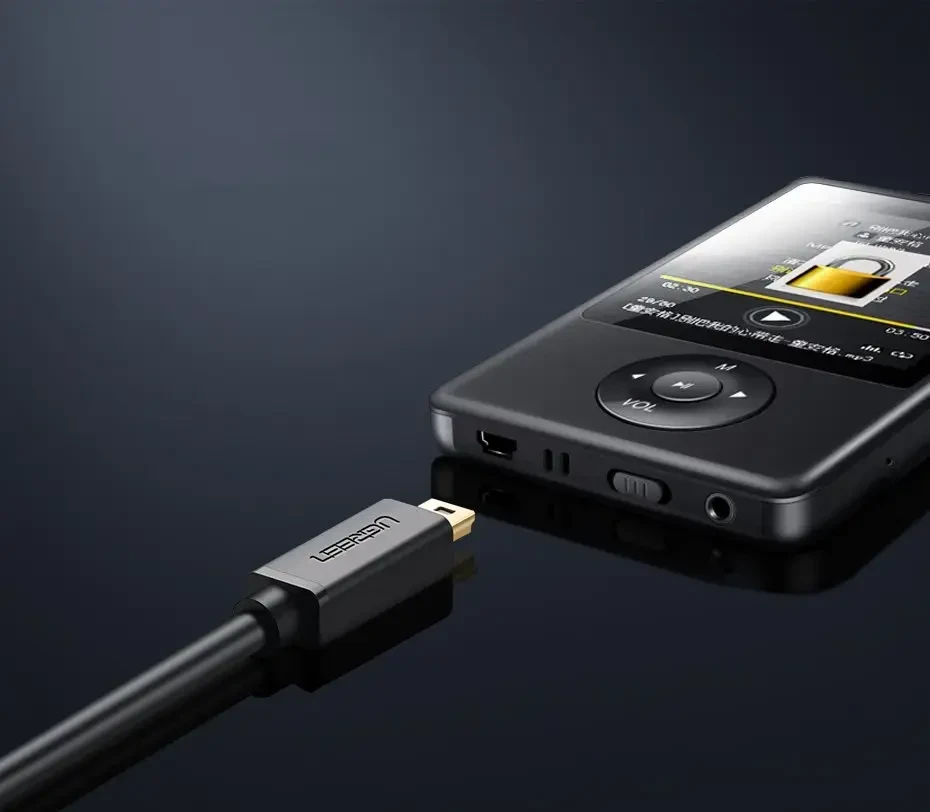 UGREEN Kabelis USB į mini USB 1m - Juodas