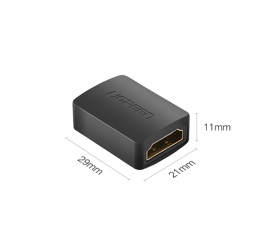 UGREEN 20107 HDMI 4K adapteris juodas