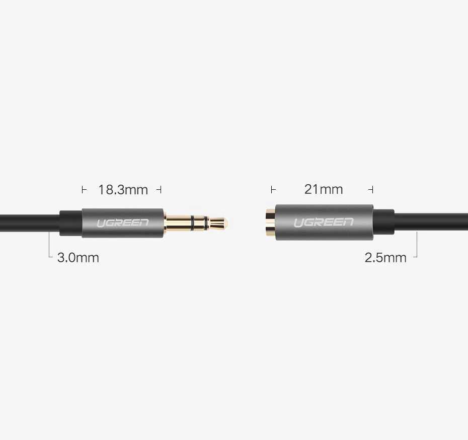 UGREEN AUX garso skirstytuvas 3.5mm 0.2m