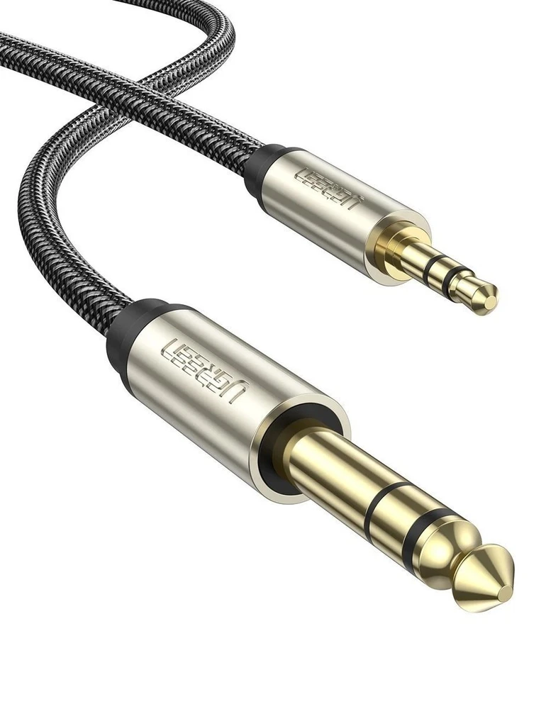 UGREEN AV127 3.5mm - TRS kabelis 3m pilkas