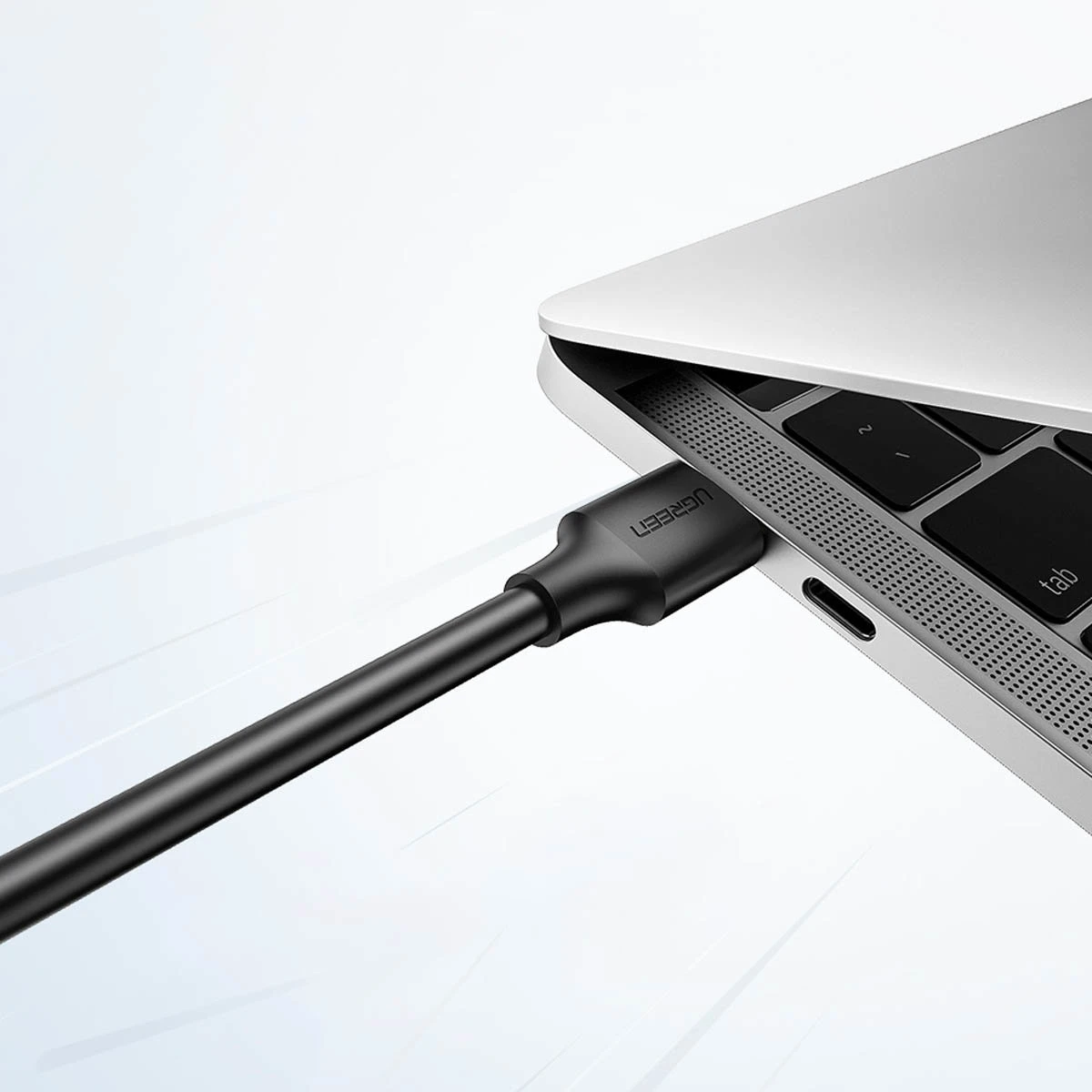 USB 3.0 AA kabelis UGREEN 0.5 m (juodas)