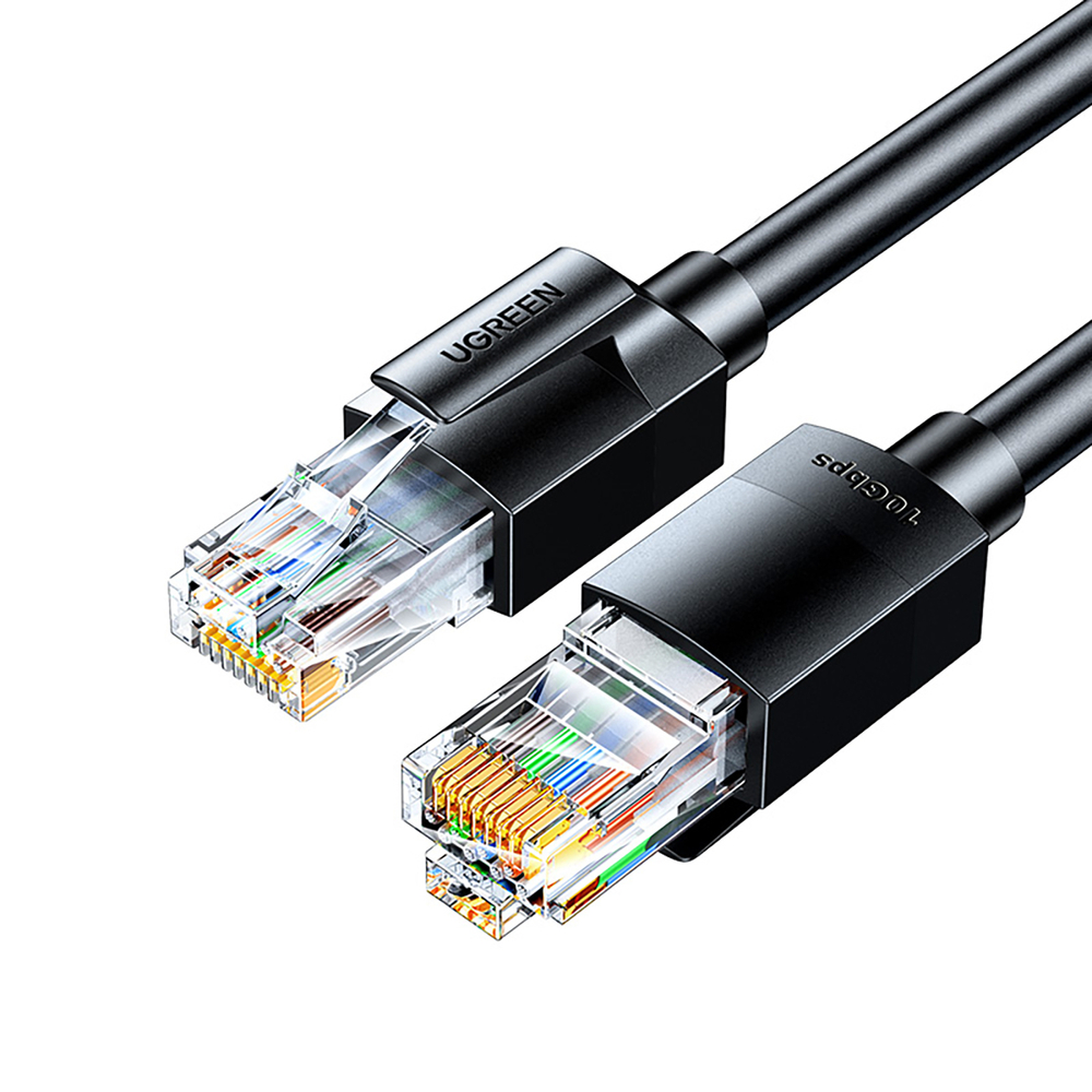 Ugreen Cat6A UTP Ethernet Cable 8m - Juodas