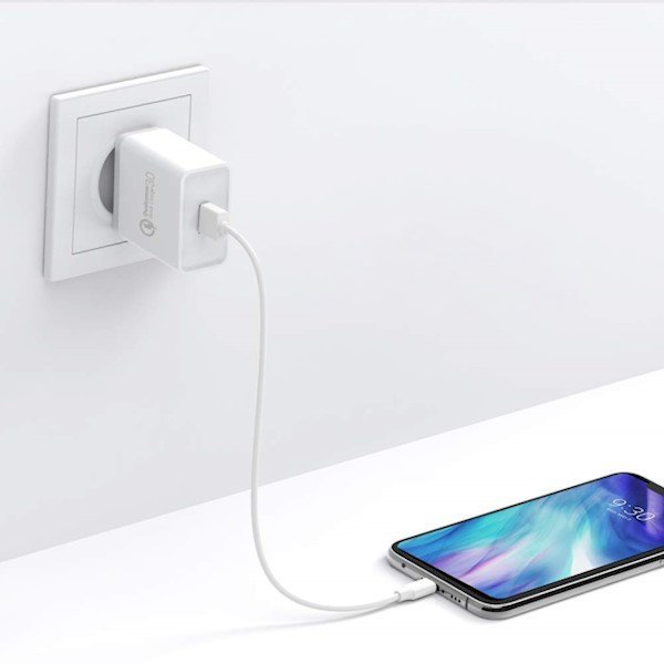 Įkroviklis Ugreen CD122 USB-A 18W, baltas