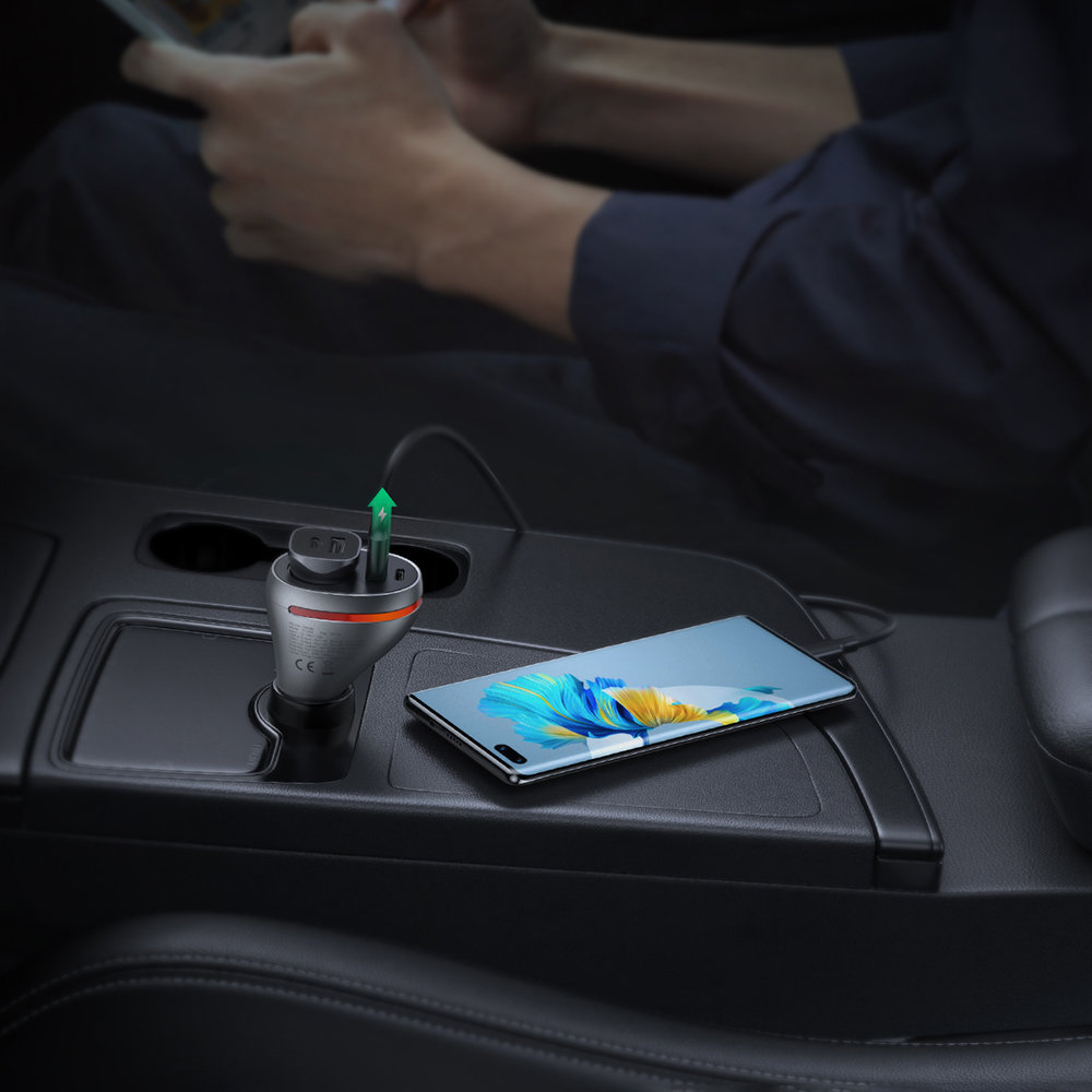 Automobilinis telefonų kroviklis UGREEN CD204, USB, USB-C, 84 W