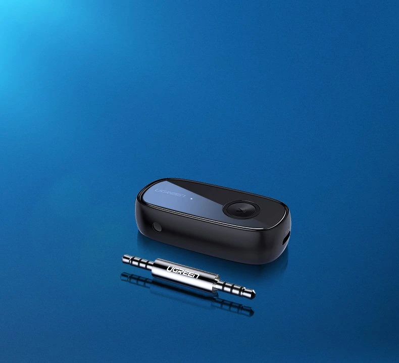 UGREEN CM279 Bluetooth 5.0 siųstuvas AUX aptX juodas