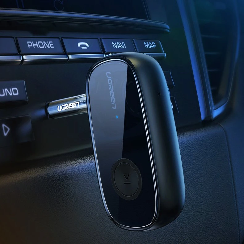 UGREEN CM279 Bluetooth 5.0 siųstuvas AUX aptX juodas