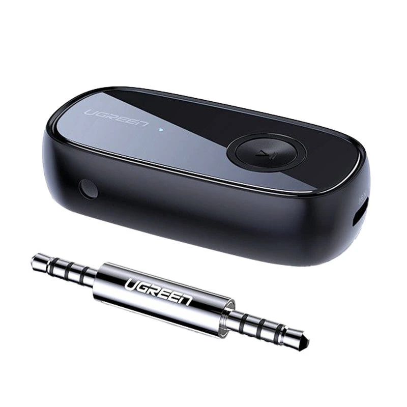 UGREEN CM279 Bluetooth 5.0 siųstuvas AUX aptX juodas