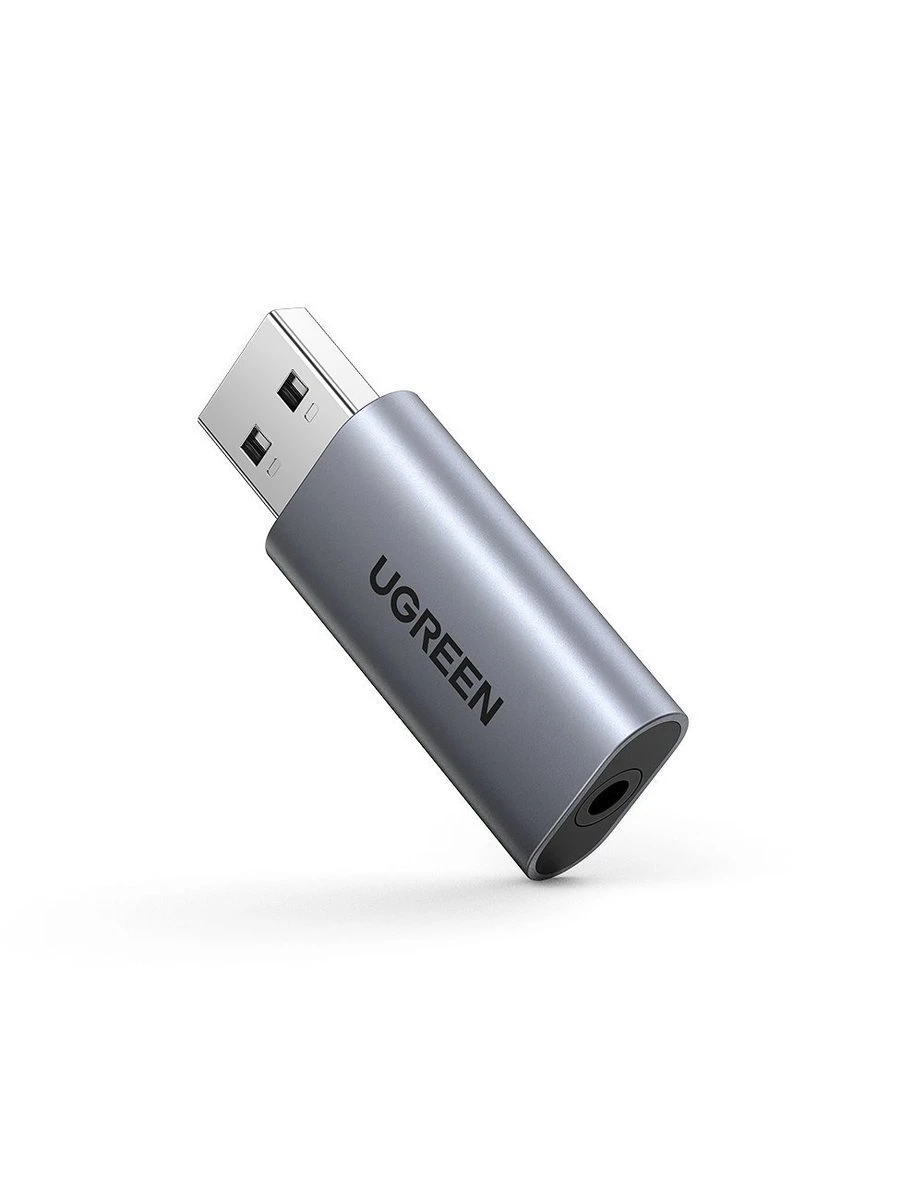 UGREEN CM383 USB į mini lizdo 3.5 mm garso adapterį