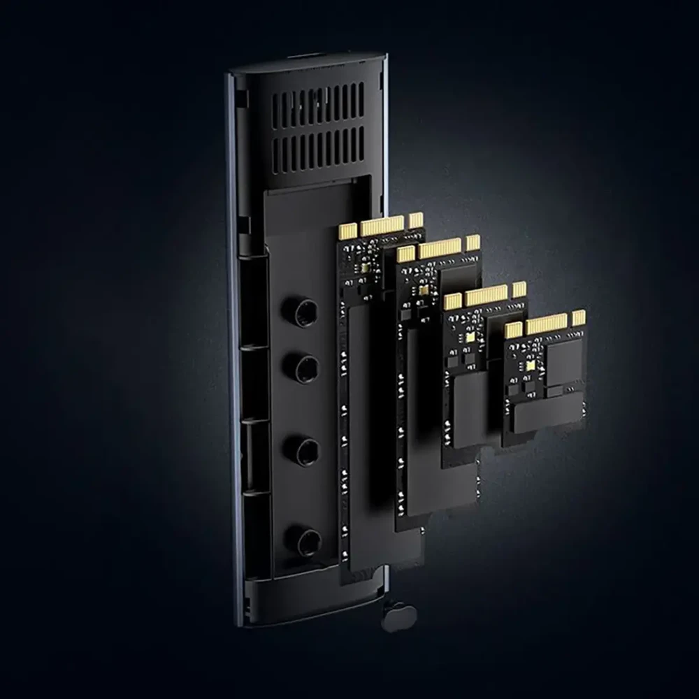 Korpusas UGREEN CM400 M.2 SSD, NVMe, SATA, 10 Gbps, USB-C (pilka)