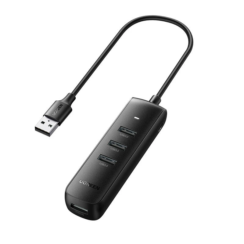 UGREEN CM416 4 az 1-ben USB-4x USB adapteris 0.25m (fekete)