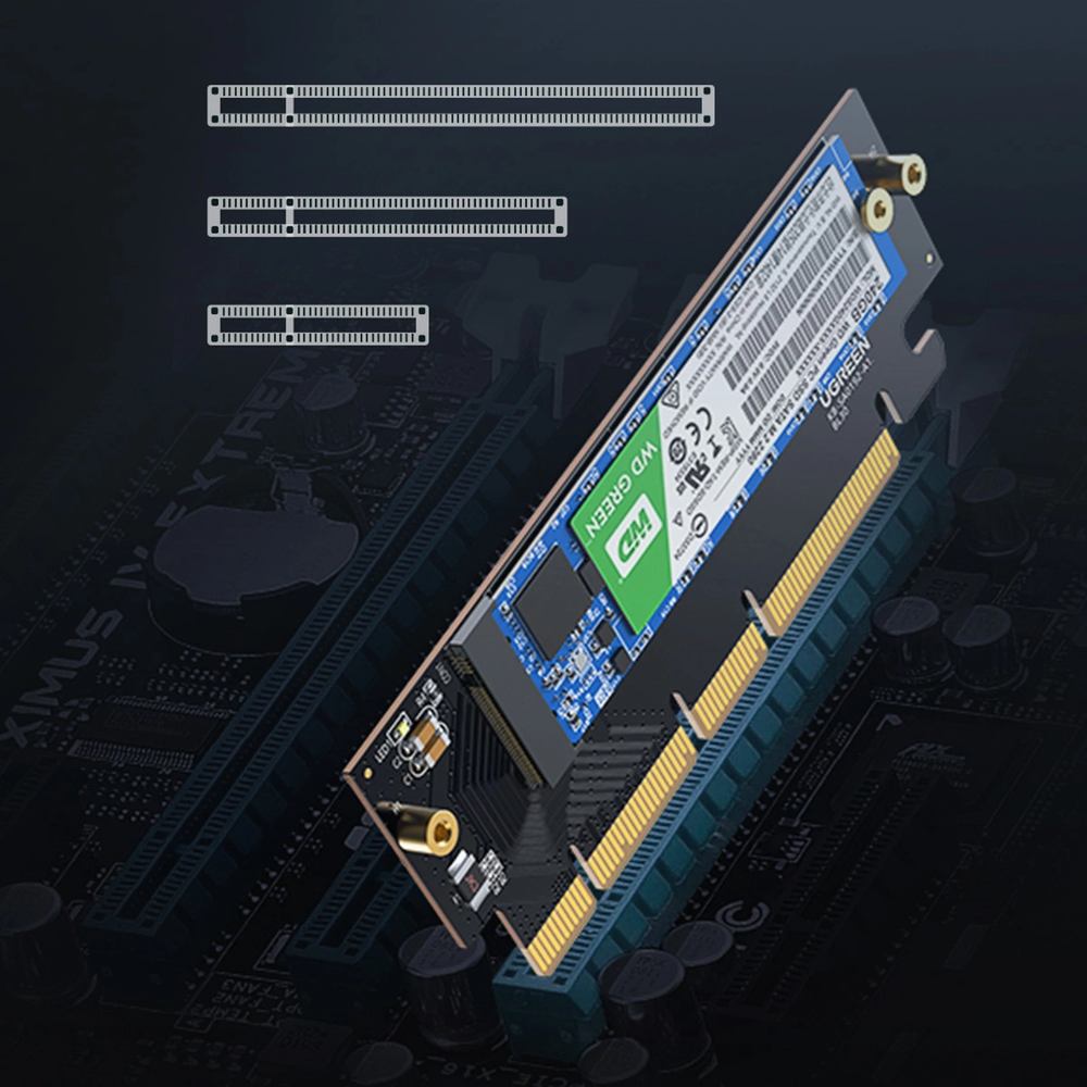 UGREEN PCIe 4.0 x16 į M.2 NVMe adapteris