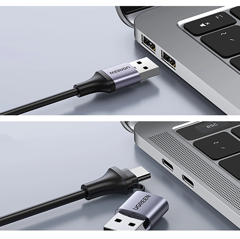 Ugreen HDMI adapteris su USB-A ir USB-C jungtimis