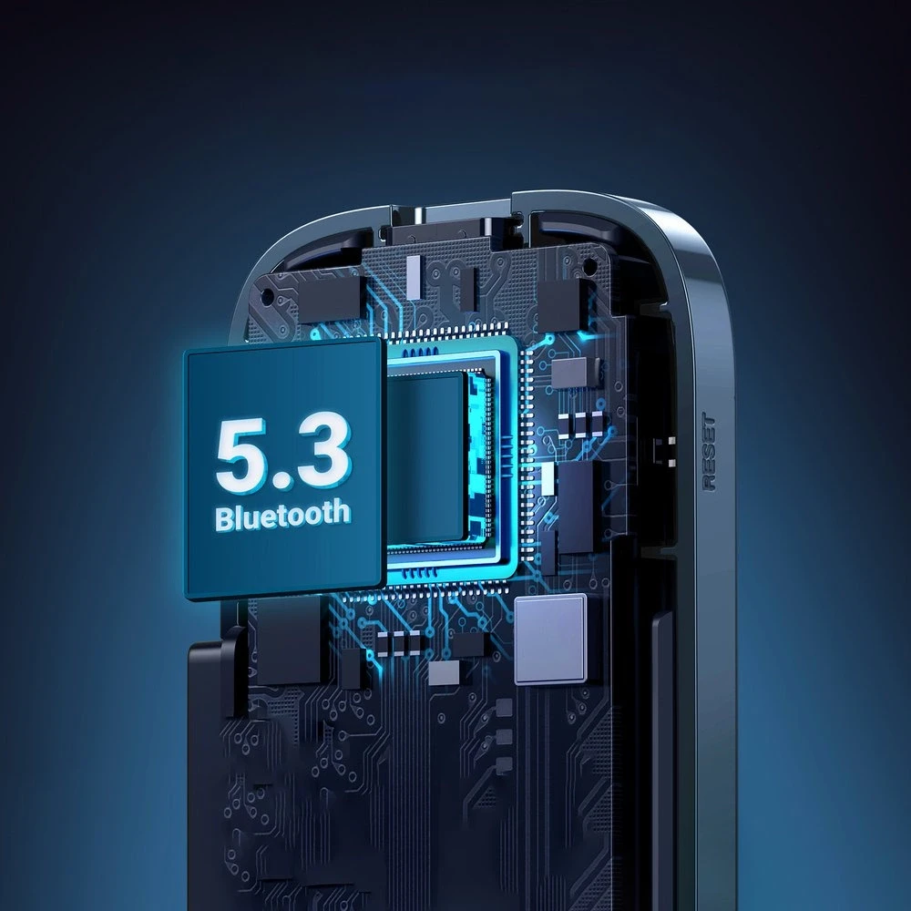 Ugreen CM596 Bluetooth 5.3 AUX garso imtuvas - juodas