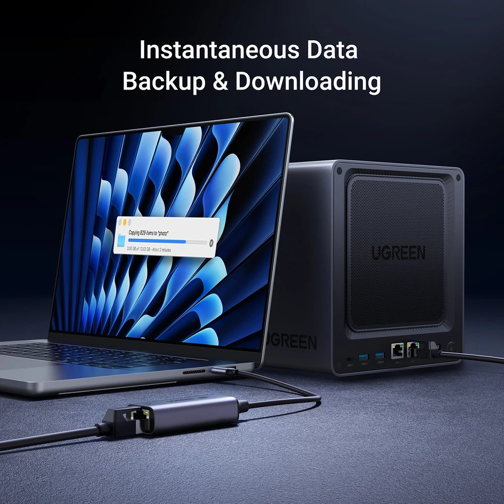 Ugreen Adapteris tinklo USB C 3.1 Gen1 - RJ45 2.5G Gigabit