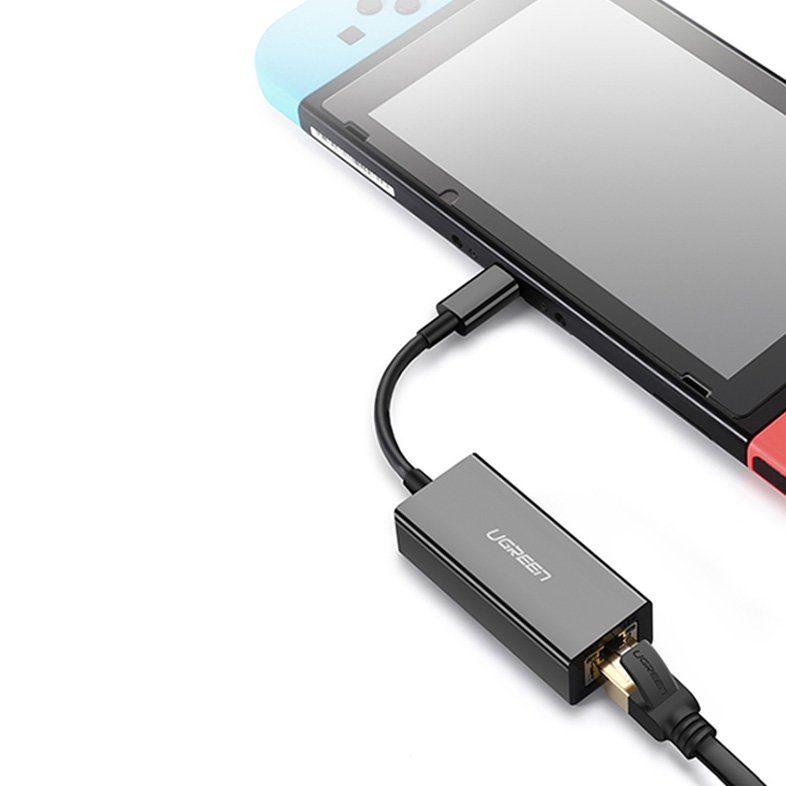UGREEN adapteris su USB-C - RJ45 jungtimis, Gigabit Ethernet