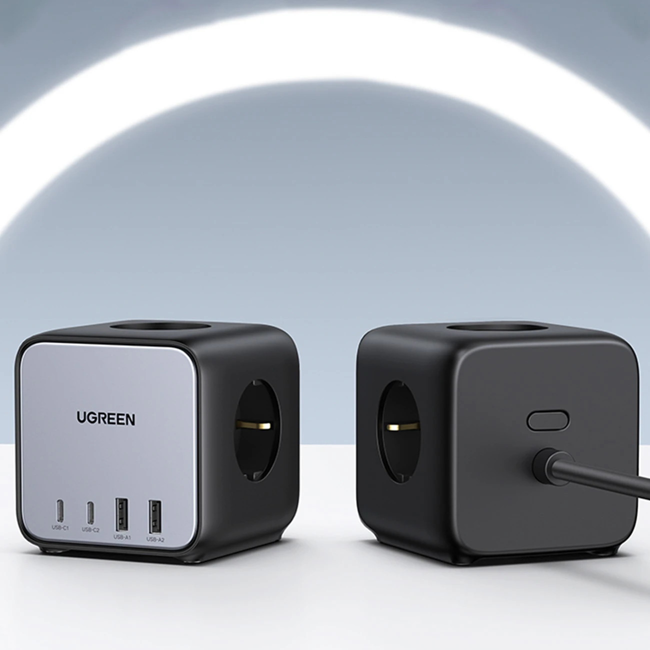 Pakrovėjas UGREEN CD268, 65 W, 1.8 m/ kubas EU  (juodas)