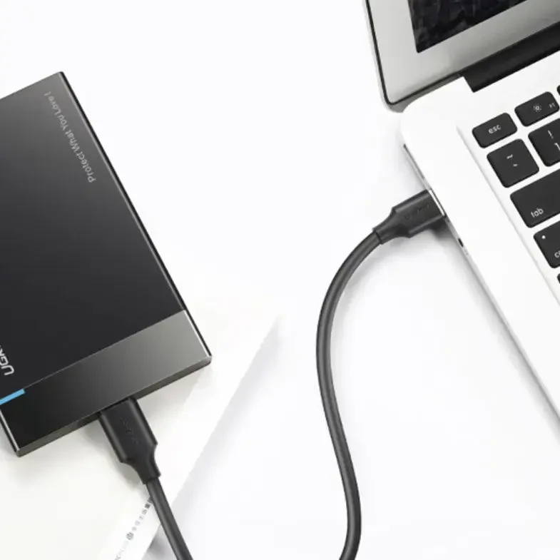 Ugreen duomenų perdavimo ir įkrovimo kabelis | USB-A į USB-C | 15W | 1m | juodas