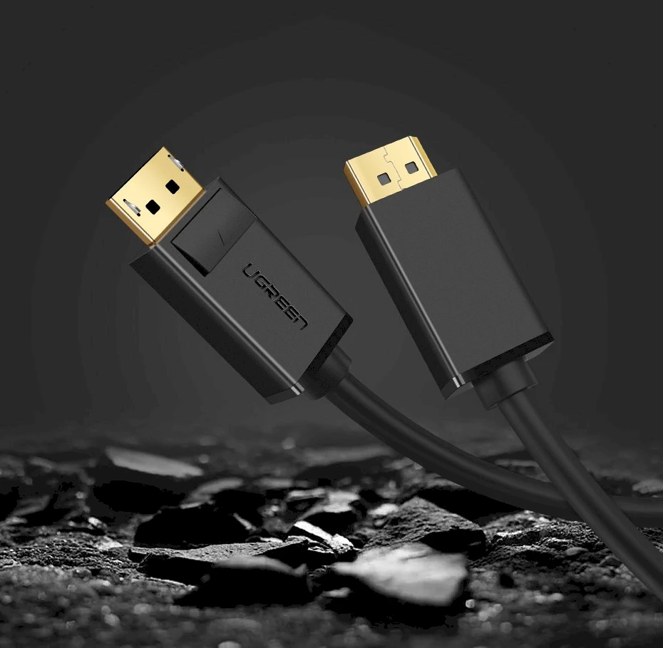 Kabelis Ugreen DP102 DisplayPort to DisplayPort 1.5m juodas