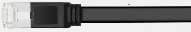 Ugreen 50185 Ethernet LAN tinklo kabelis | Cat6 | UTP | plokščias | 1 Gbps | 2 m | juodas