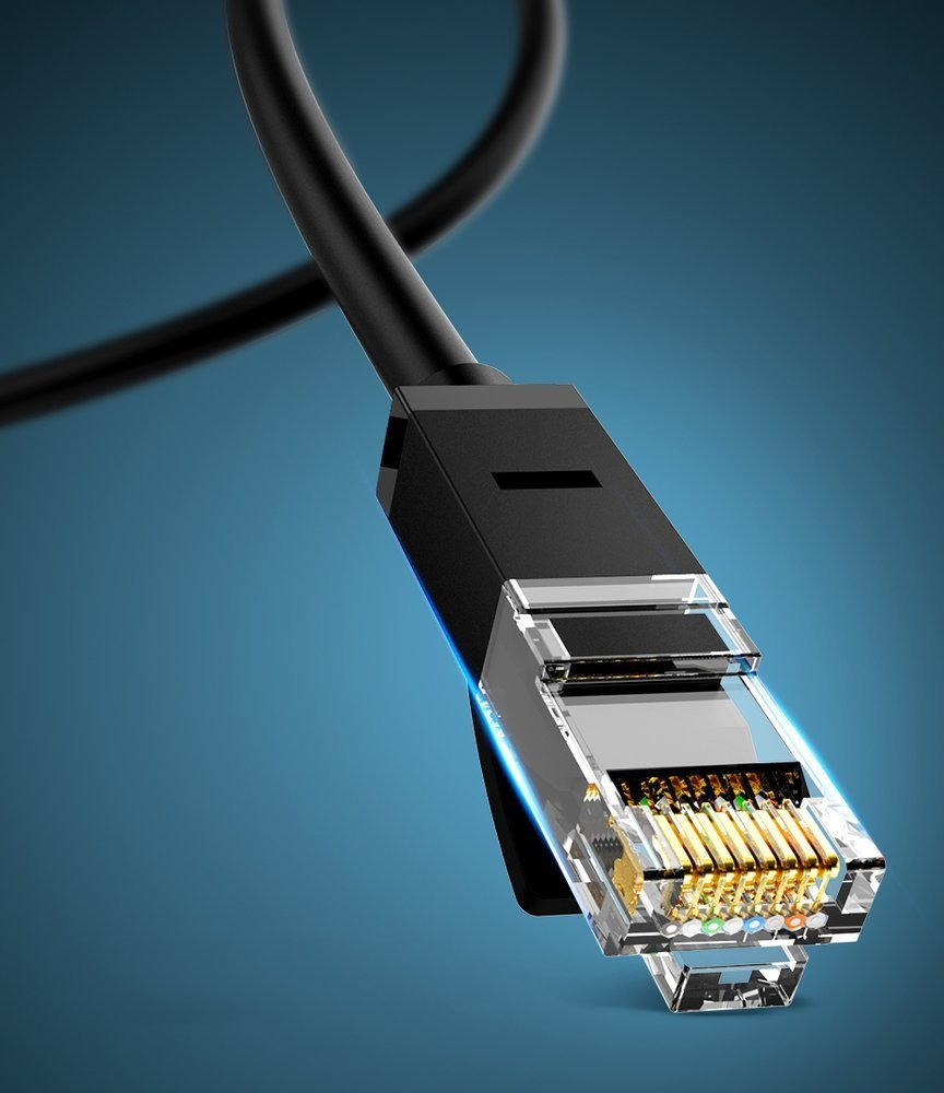 UGREEN NW102 Ethernet RJ45 suapvalintas tinklo kabelis Cat.6 UTP 1m