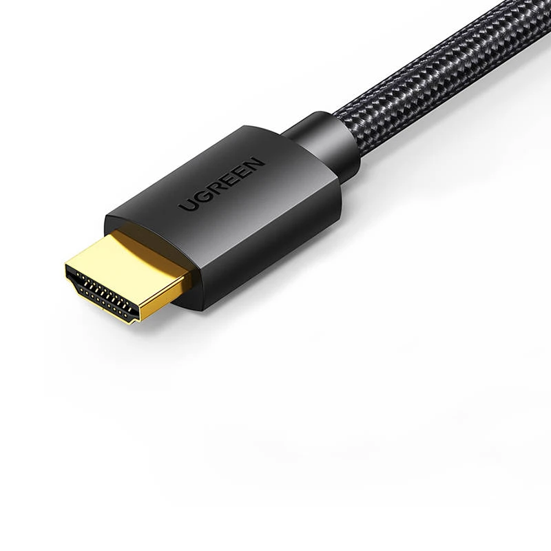 Kabelis HDMI-HDMI kištukai 10m (HDMI 1.4 4K@30Hz) juodas su šarvu HD119 UGREEN