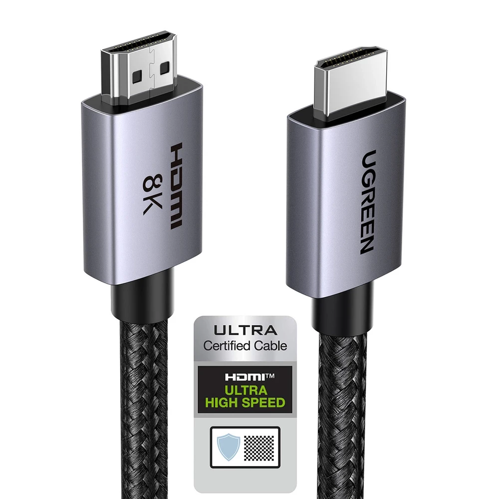 Kabelis Ugreen HD171 25910 su HDMI 2.1 8K sertifikuotas 2 m rutulinis