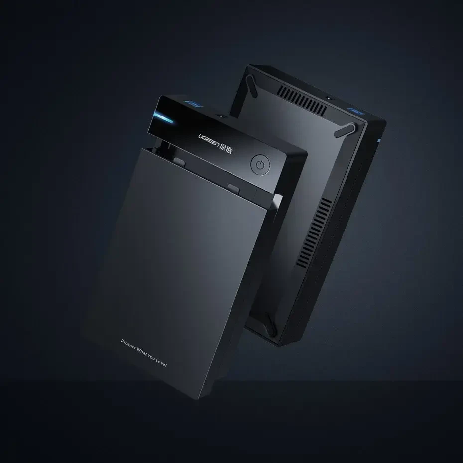 UGREEN nešiojamas išorinis HDD korpusas 3.5" / 2.5" SATA SSD/HDD, USB 3.0, SATA III, UASP, 5 Gb/s (50422)