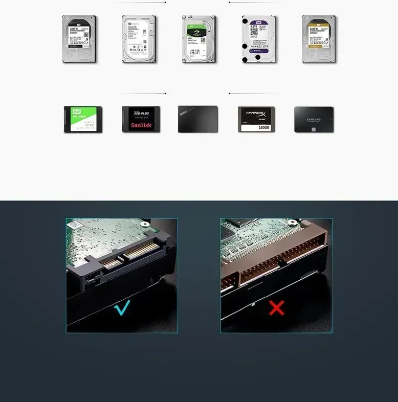 UGREEN nešiojamas išorinis HDD korpusas 3.5" / 2.5" SATA SSD/HDD, USB 3.0, SATA III, UASP, 5 Gb/s (50422)