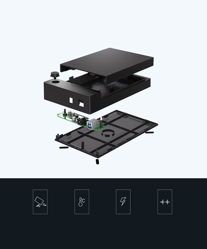 UGREEN nešiojamas išorinis HDD korpusas 3.5" / 2.5" SATA SSD/HDD, USB 3.0, SATA III, UASP, 5 Gb/s (50422)