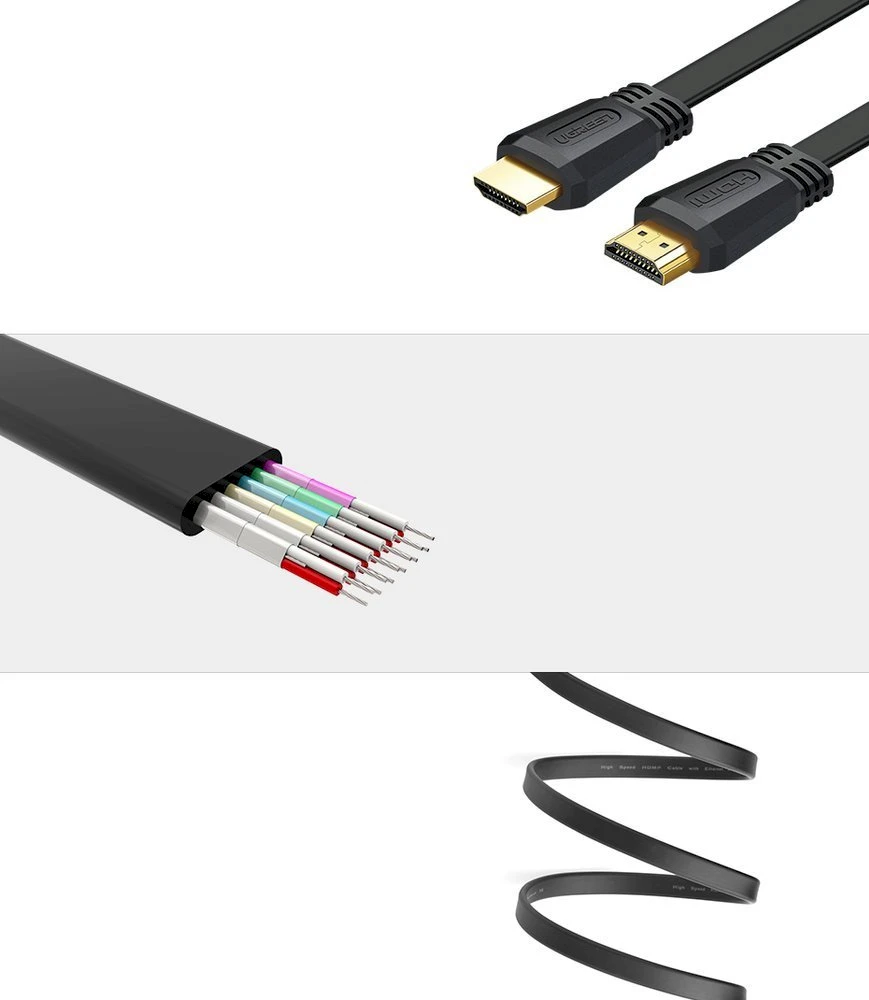 HDMI plokščias kabelis UGREEN ED015 4K 1.5m