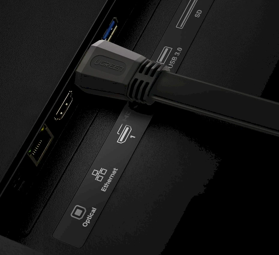 HDMI plokščias kabelis UGREEN ED015 4K 1.5m