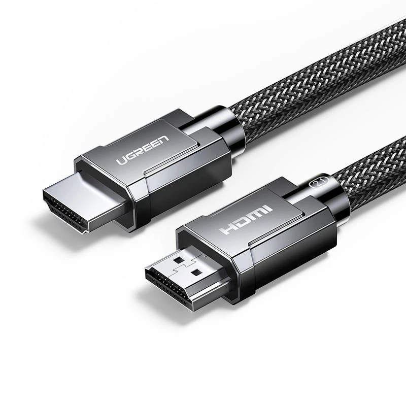 UGREEN HDMI 2.1 jungtys su pinto audinio kabeliu