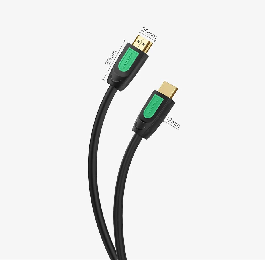 Ugreen HDMI kabelis (4K 60Hz 30AWG) 2M juodos spalvos