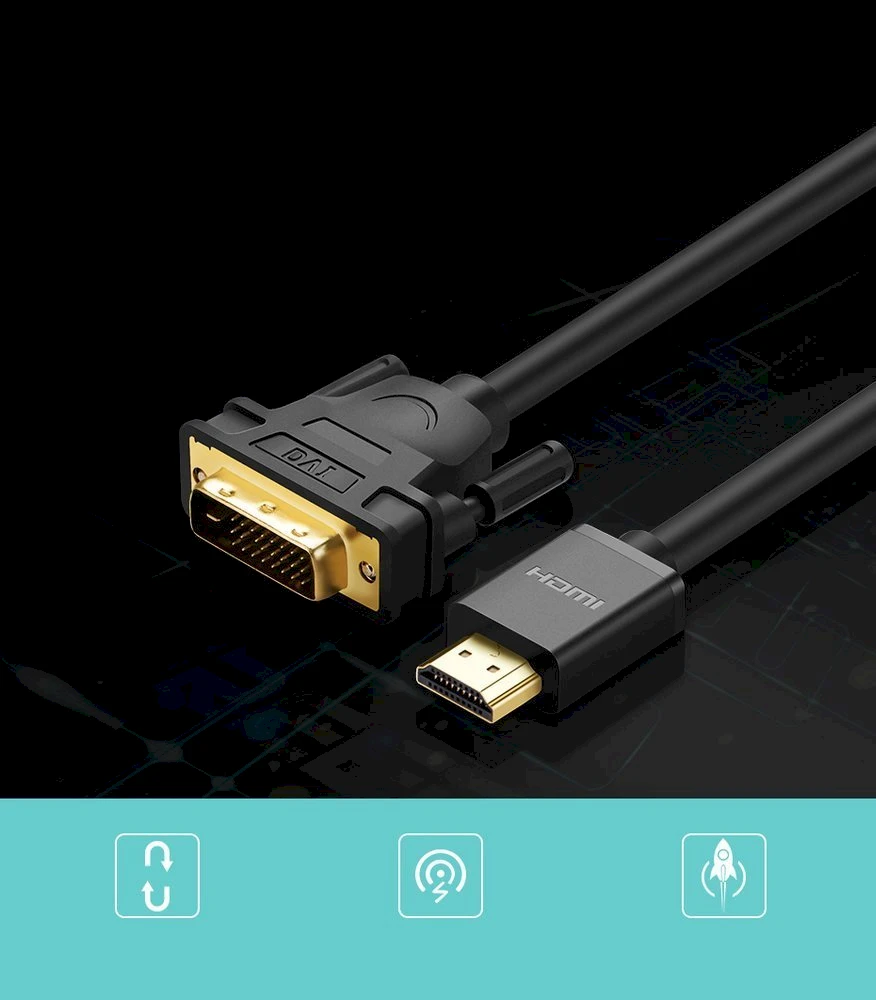 UGREEN HDMI - DVI kabelis 4K 1m