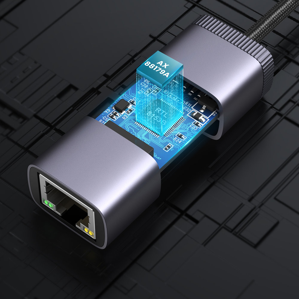 UGREEN CM483 USB-C - RJ45 tinklo adapteris