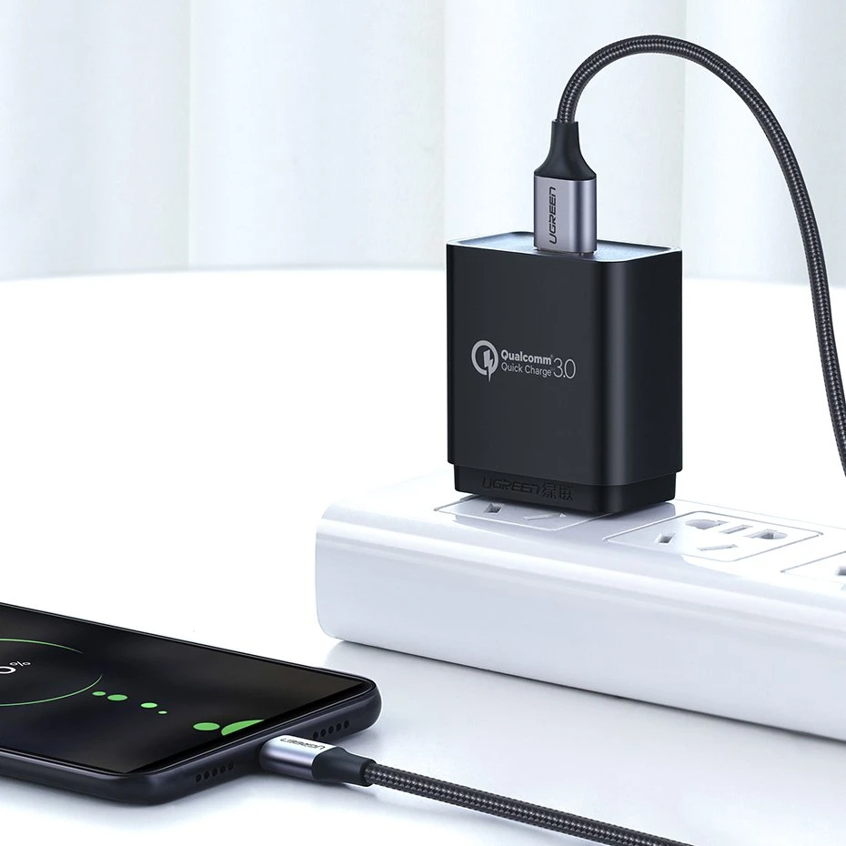 UGREEN micro USB laidas QC 3.0 2.4A 0.5m