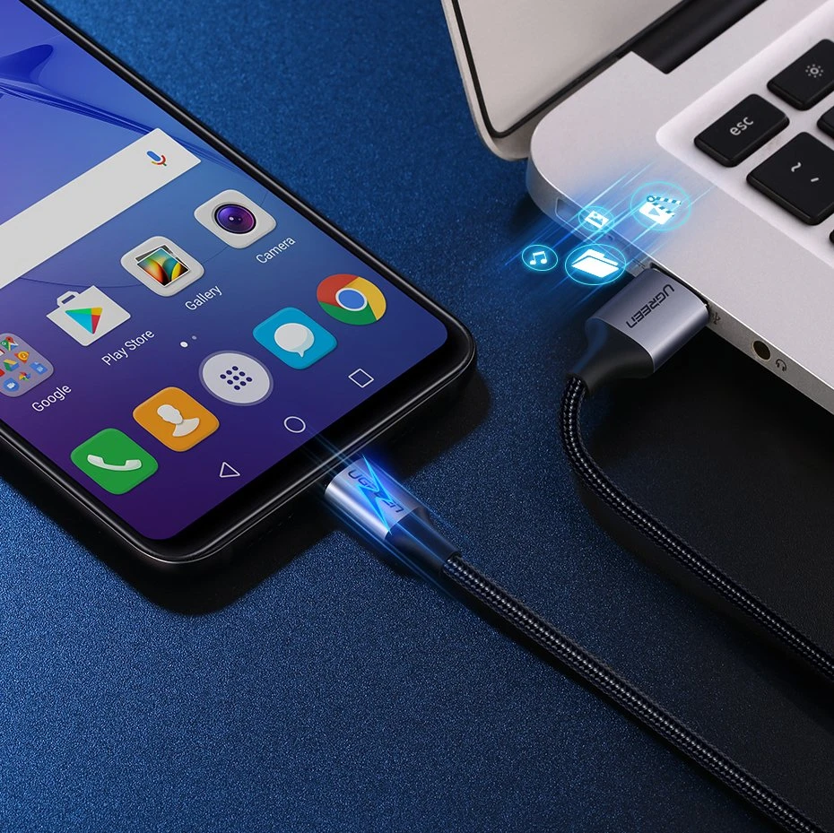 UGREEN micro USB laidas QC 3.0 2.4A 0.5m