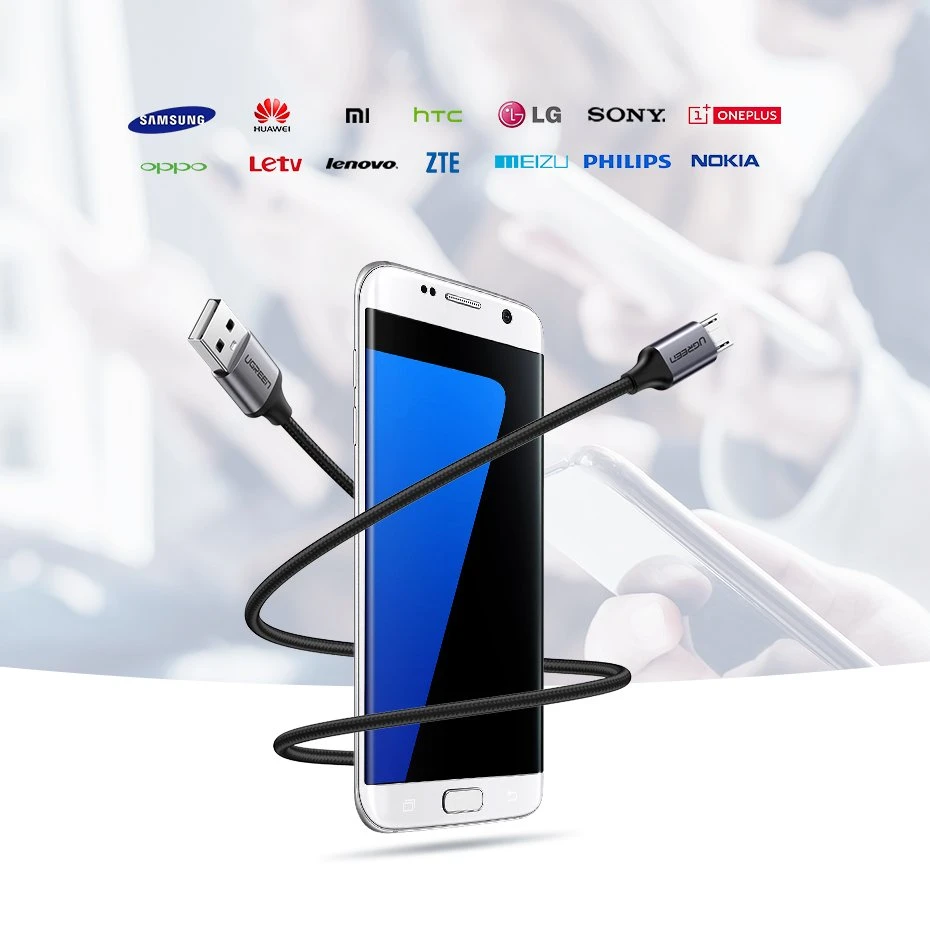 UGREEN micro USB laidas QC 3.0 2.4A 0.5m