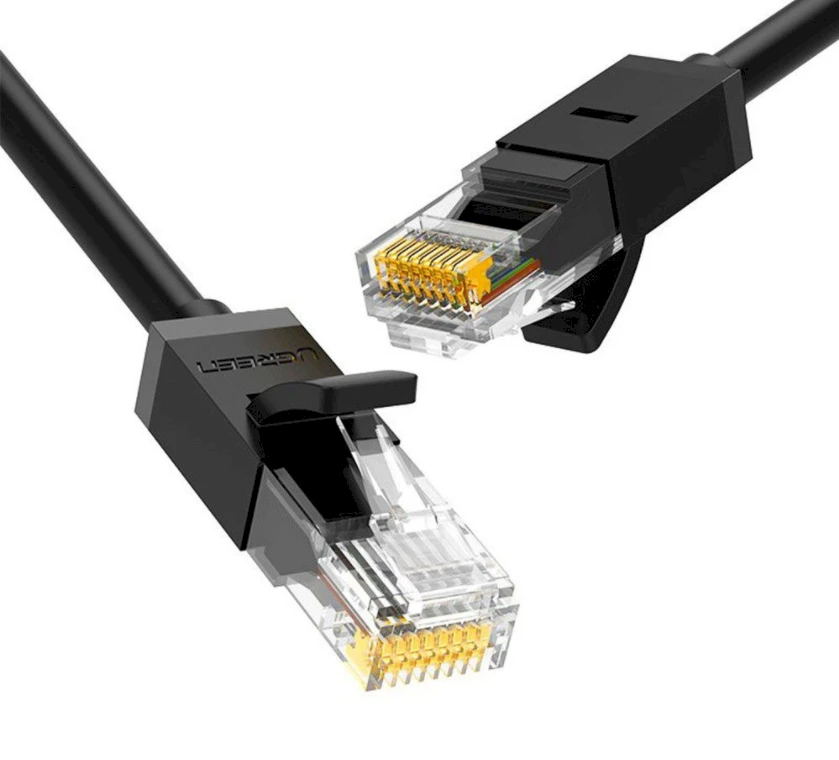 UGREEN NW122 Ethernet kabelis RJ45 Cat.6A UTP 10m - Juodas