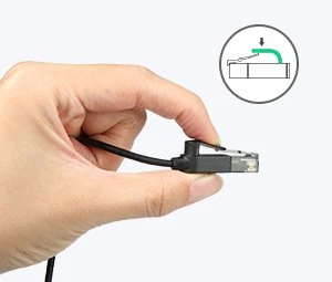 UGREEN NW122 Ethernet kabelis RJ45 Cat.6A UTP 10m - Juodas