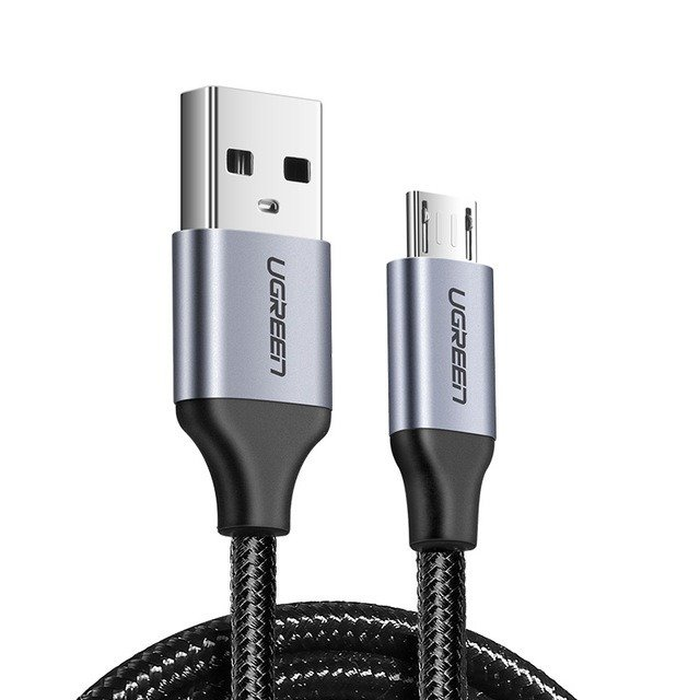 UGREEN micro USB kabelis QC 3.0 2.4A 1.5m - Juodas