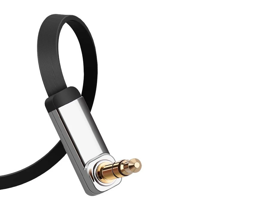 UGREEN kištukas 3.5mm AUX kampinis kabelis 1m